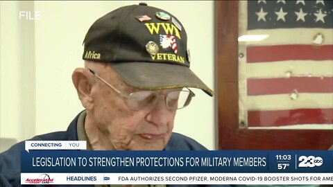 Legislation to strengthen protections for military members