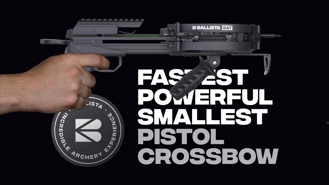 The Fastest, Most Powerful, and Smallest Compound Pistol Crossbow in the World 2021 - Ballista Bat