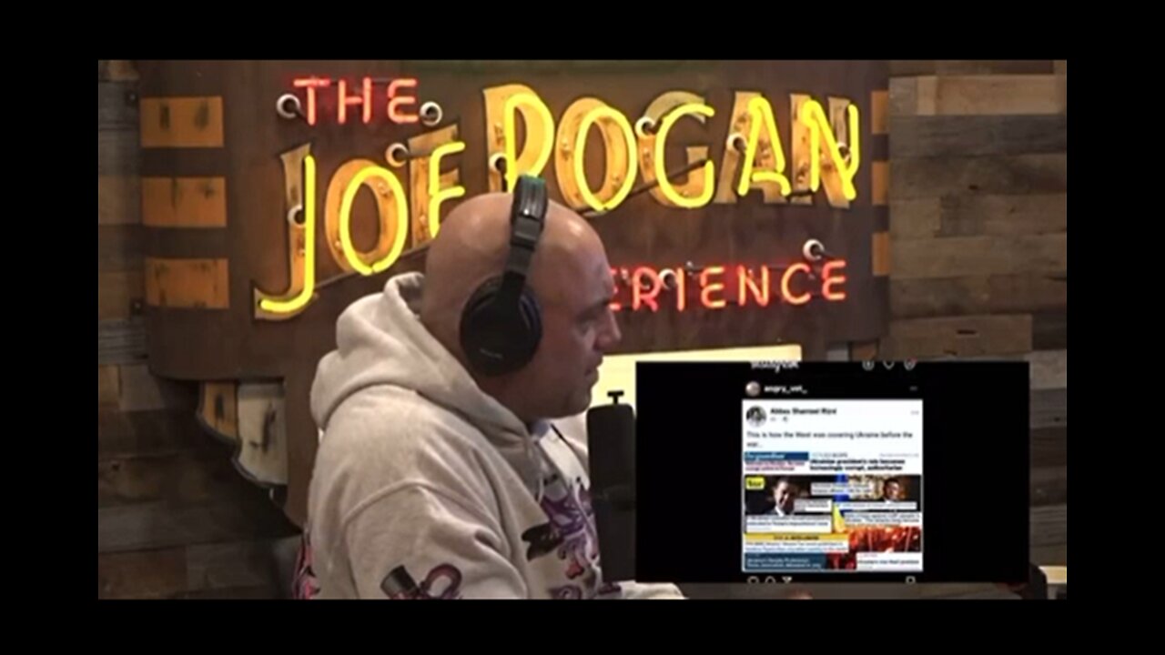 Joe Rogan exposes how "West" has done a complete 180° on corrupt Ukraine