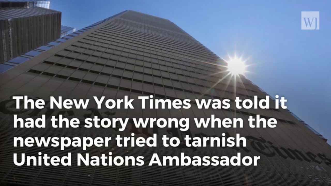 Nikki Haley Warned NYT That Hit Piece Was Fake News, They Published It Anyway