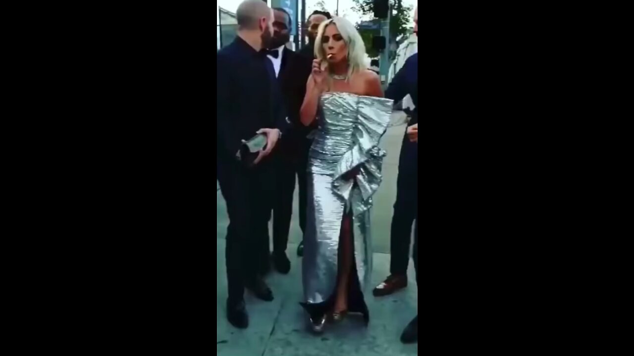 Lady Gaga being as HIGH as a KITE