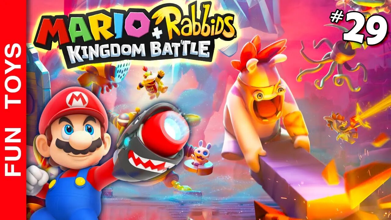 Mario + Rabbids Kingdom Battle #29 - Falta pouco para o final! Mundo 4! 🌋