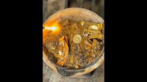 Pure Gold Recycling Process! #dailyhackness #Shorts #ytshorts #challenges #doityourself #useful