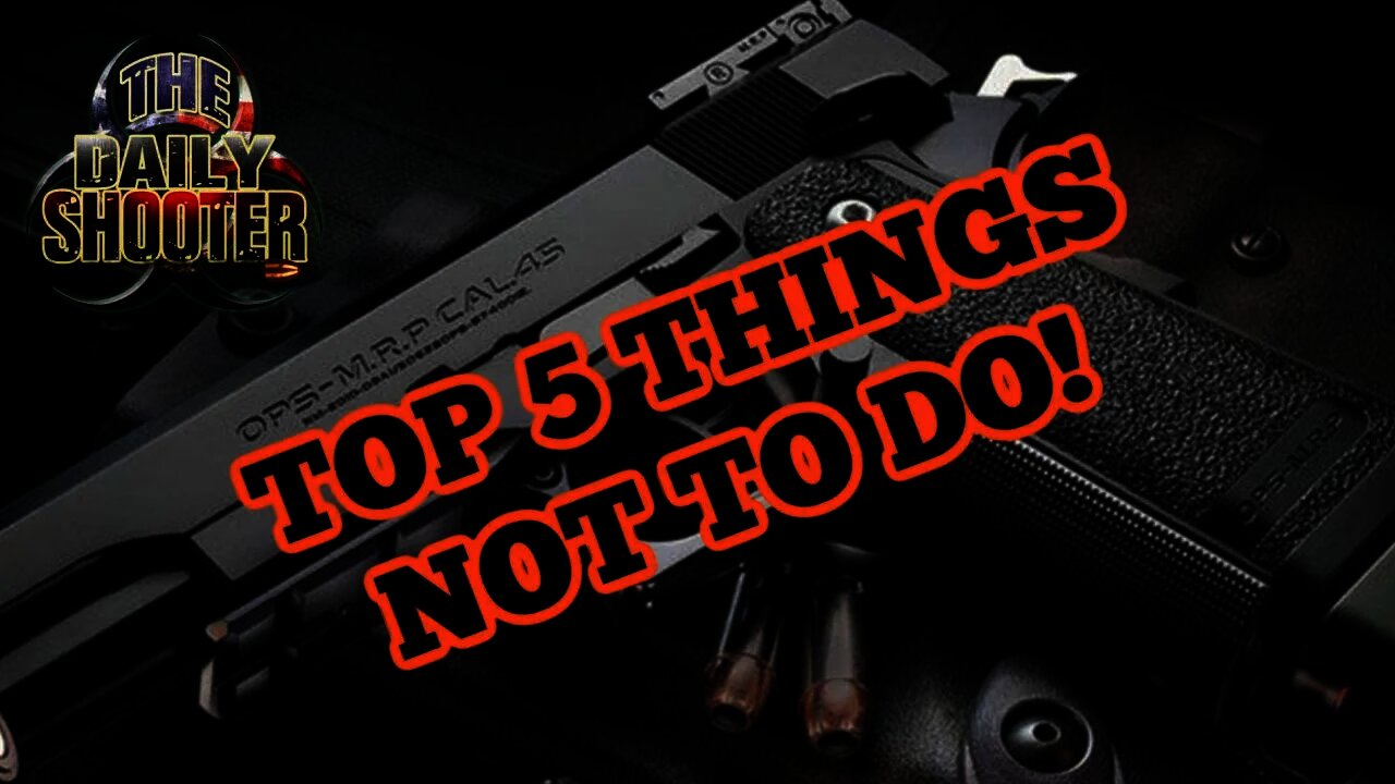 5 Things "NOT" To Do If You're New To This! "Educational Video"