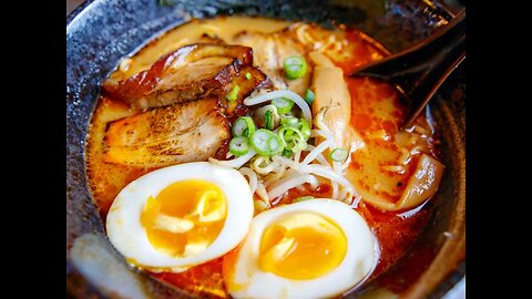 Japanese Ramen that won the 1st place in Japan