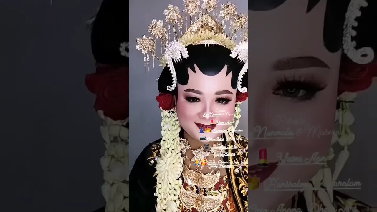 Cantik ! Pengantin Pakaian JAWA - di Sumatera Selatan - INDONESIA #shortvideo #shorts #short