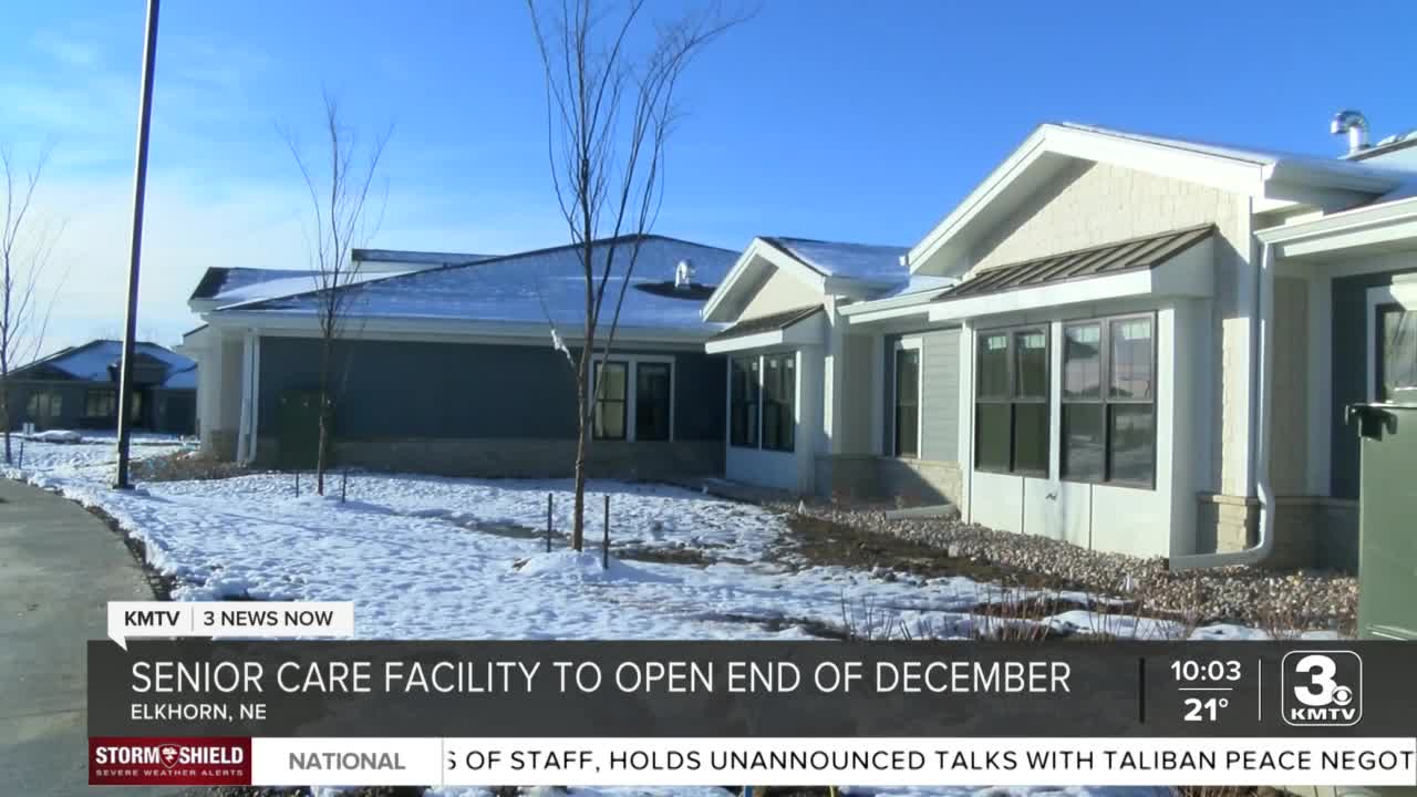 Senior care facility to open end of December