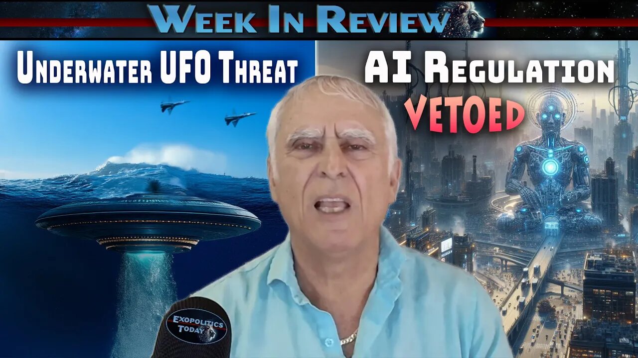 Underwater UFO Threat & AI Regulations Vetoed