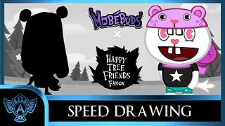 Speed Drawing: Happy Tree Friends Fanon - Timid | Mobebuds Style