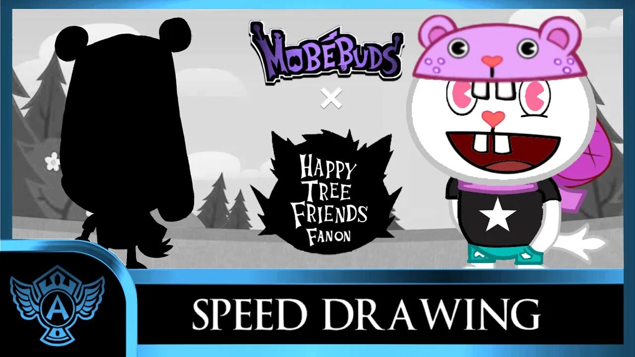 Speed Drawing: Happy Tree Friends Fanon - Timid | Mobebuds Style