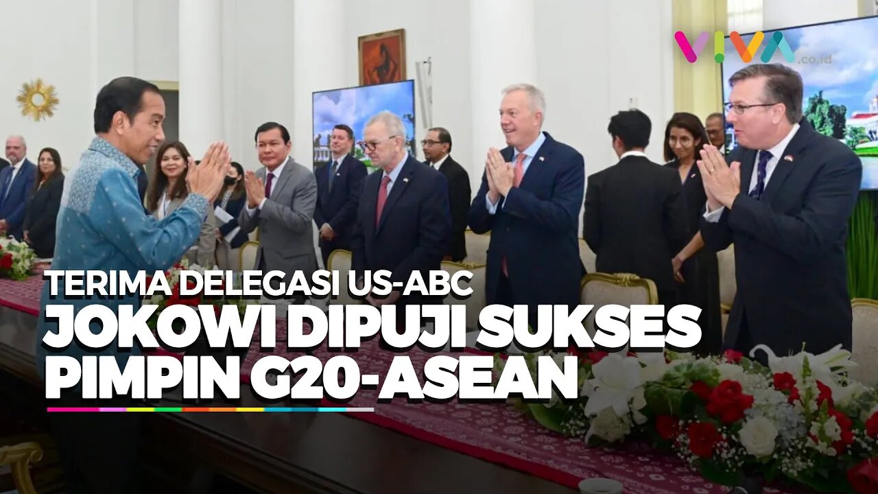 Terima Delegasi US-ABC, Jokowi Bahas Mobil Listrik hingga IKN