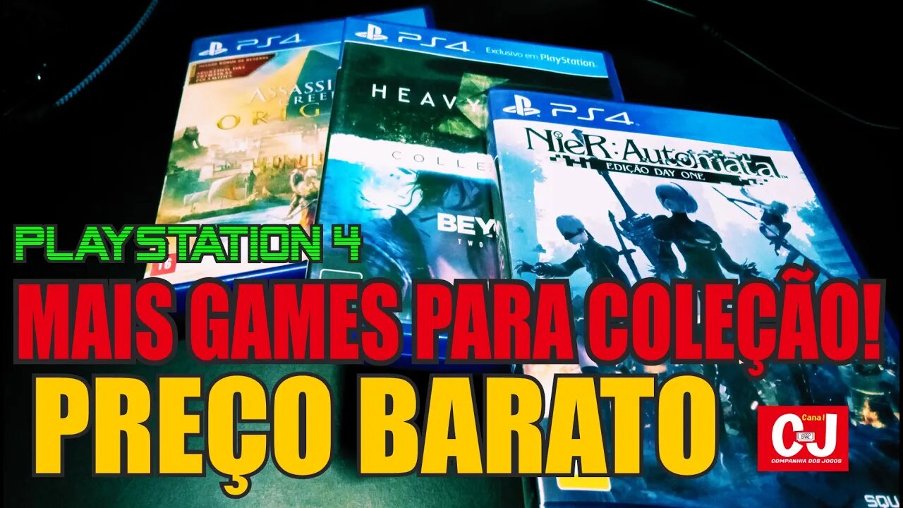 Mais Três Games de PS4 para a Coleção!