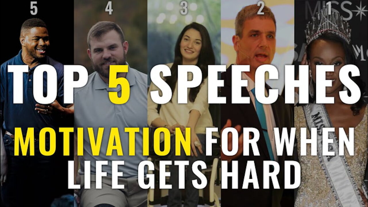 Top 5 LEGENDARY Speeches | Motivation For When Life Gets Hard | Goalcast