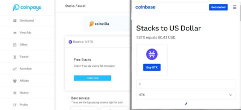 How To Get Free 1842 Stacks STX Cryptocurrency At Coinpayu Every 60 minutes With Proof