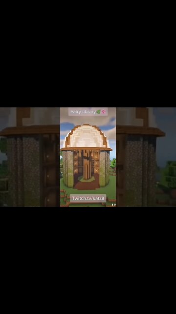 Cool Library Design! ©️ @minecrraftbuilds #shorts