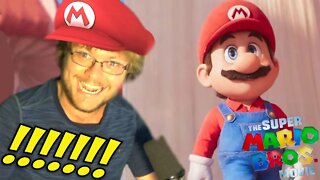 The Super Mario Bros. Movie TRAILER REACTION