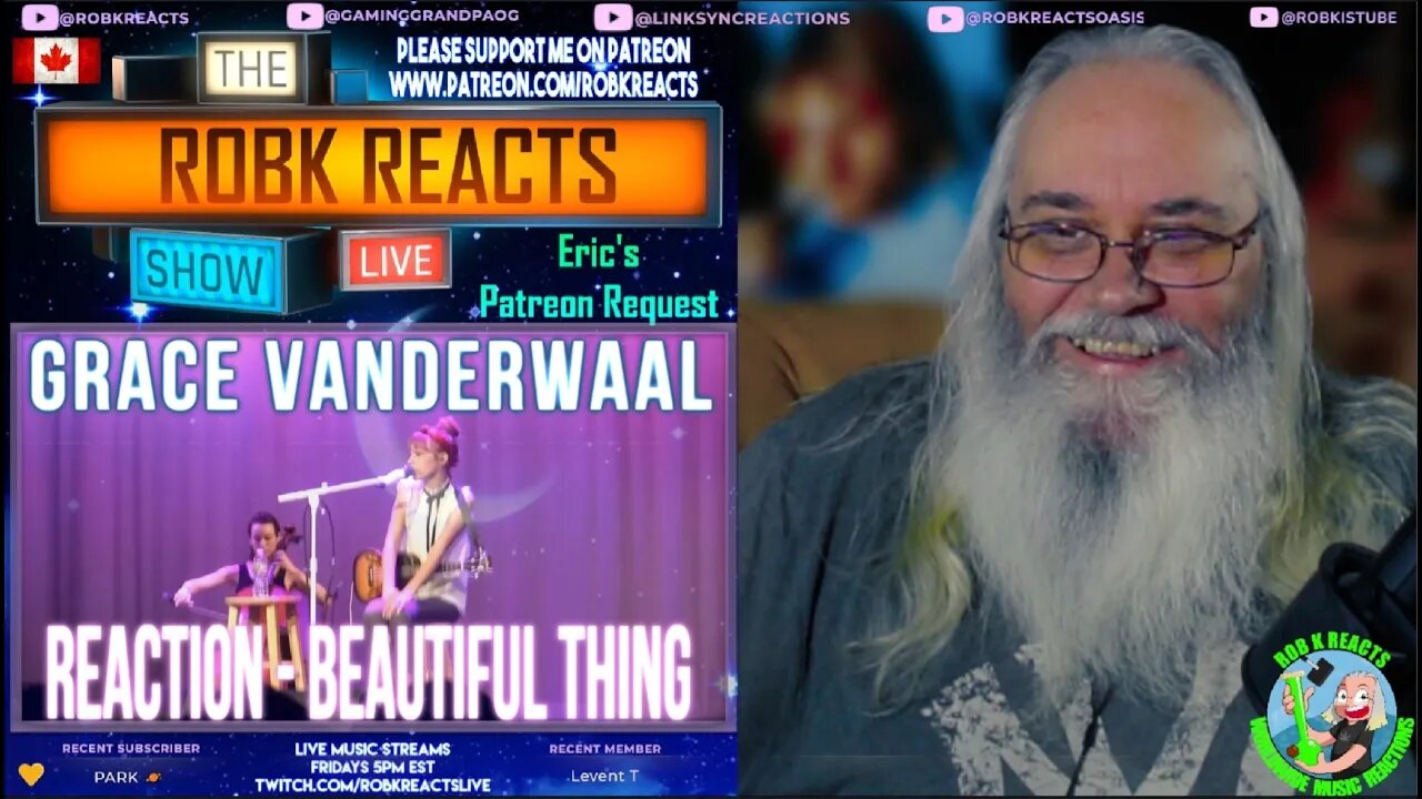 Grace VanderWaal Reaction - Beautiful Thing - Valley Hospital Concert - First Time Hearing