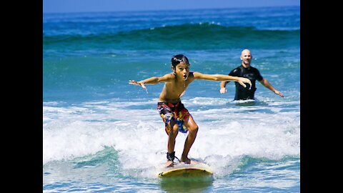 Surfing Boy