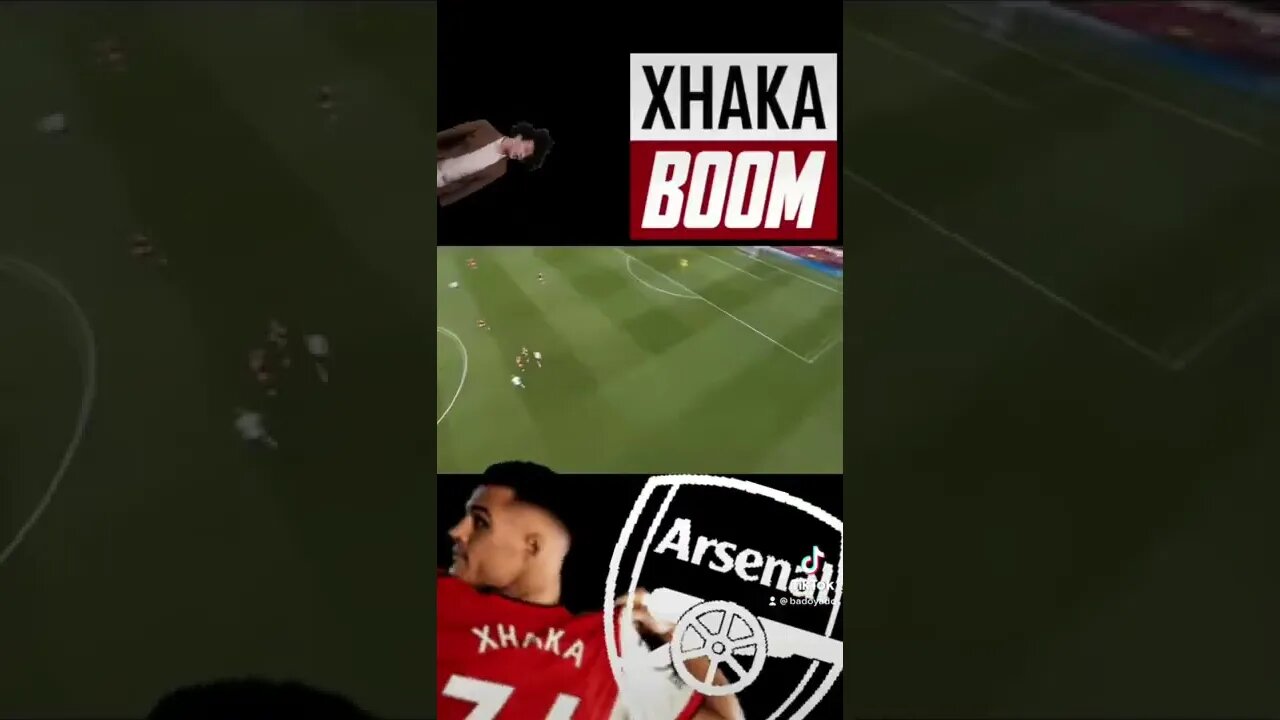 ARSENAL VS SPURS XHAKA BOOM