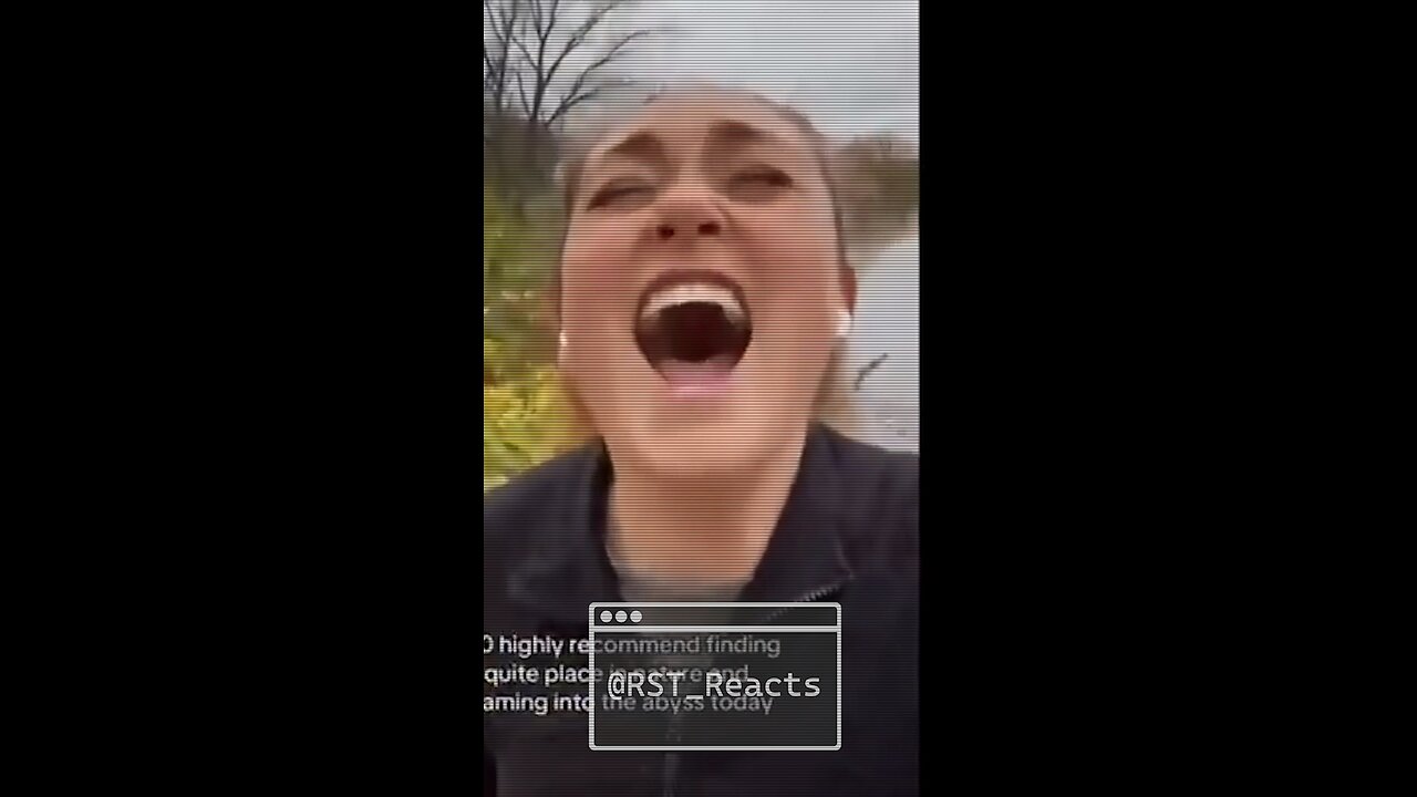 Woke Feminist "Acts" Upset & SCREAMS in Public Park About The Election Results 2024!