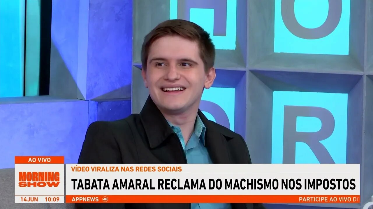 Tabata Amaral reclama de machismo nos impostos de produtos femininos