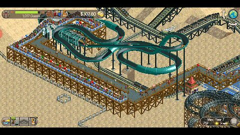 Rollercoaster Tycoon on mobile.