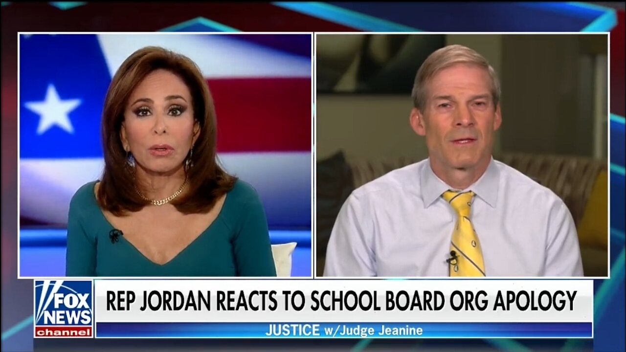 Rep Jordan Reacts To Nat School Board Assoc Apology