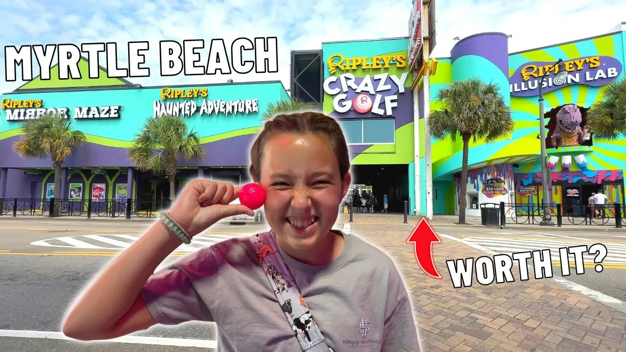 Ripley's Crazy Golf & Illusion Lab in Myrtle Beach SC | Best Indoor Mini Golf?