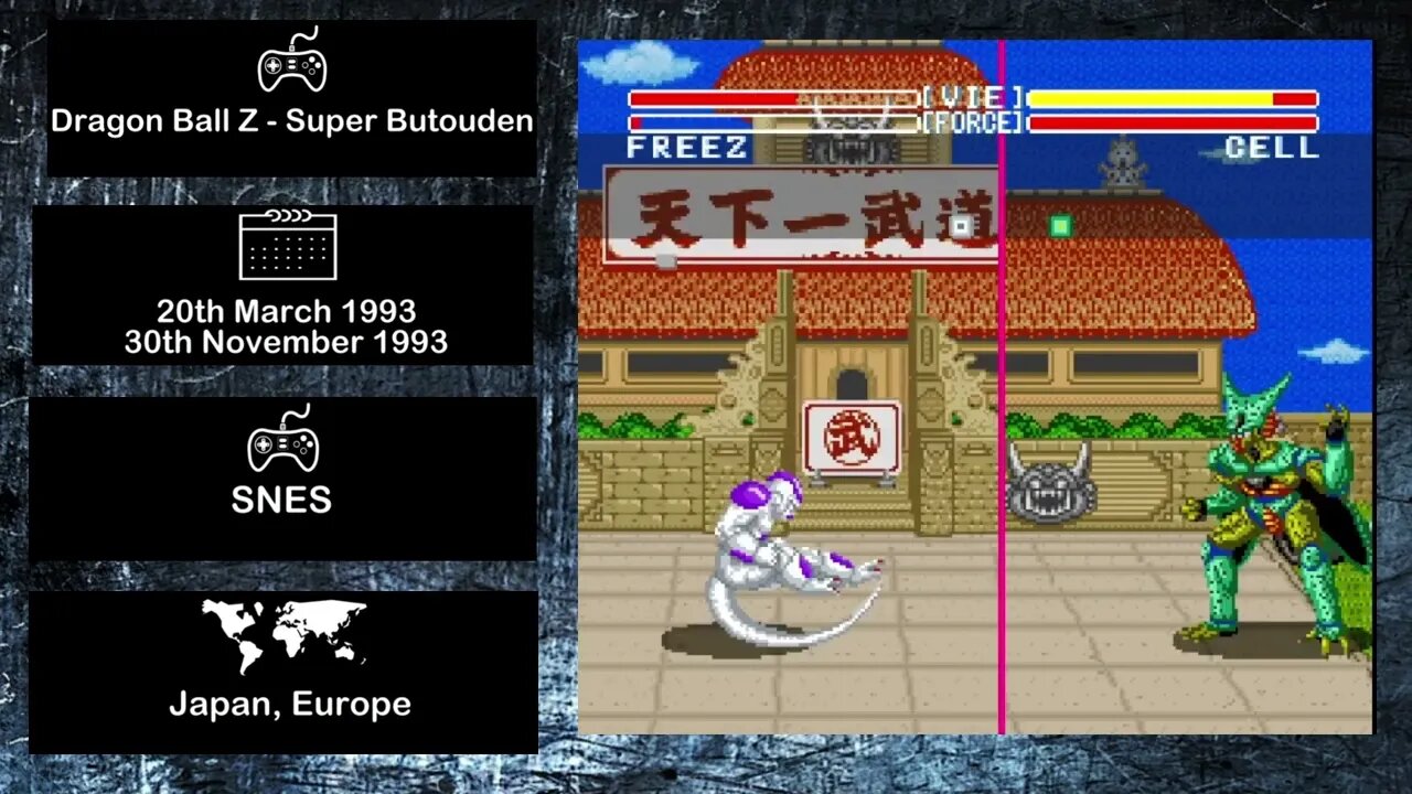 Console Fighting Games of 1993 - Dragon Ball Z Super Butouden