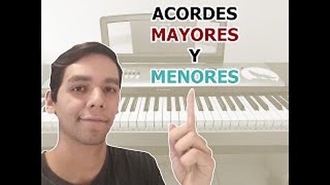 Acordes MAYORES y MENORES en piano | El Rincón del Músico