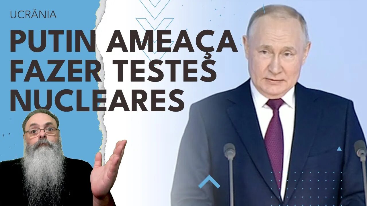 DISCURSO de PUTIN na DUMA não tem NENHUMA NOVIDADE, apenas MAIS RETÓRICA furada e AMEAÇAS NUCLEARES