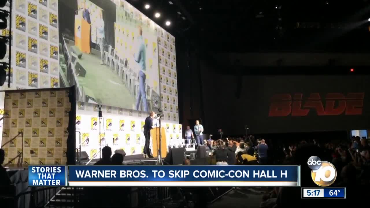 Warner Bros. to skip Comic-Con Hall H