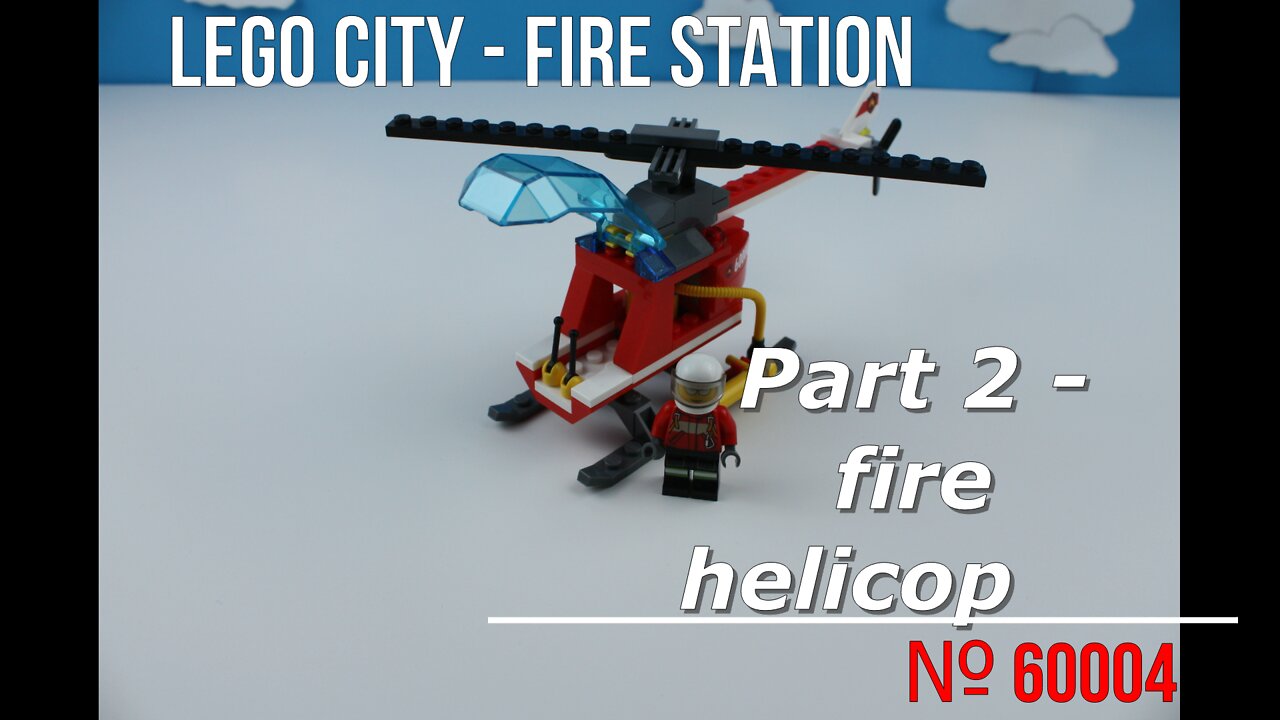 lego city - 60004 - Fire station - Fire helicopter (2 of 5)