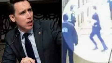 Josh Hawley Running For His Life On January 6 #short