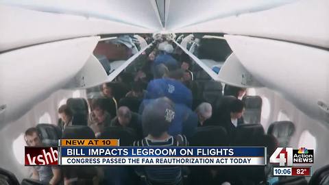 Bill that gives more legroom on planes passes