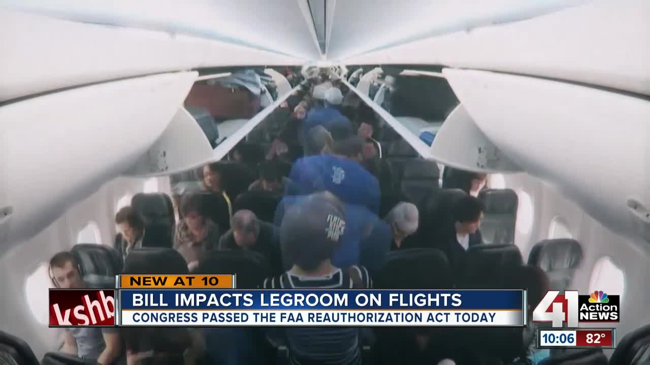 Bill that gives more legroom on planes passes