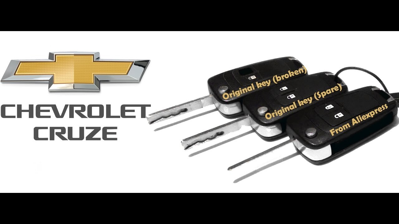 Chevrolet Cruze Remote Flip Key Shell Replacement