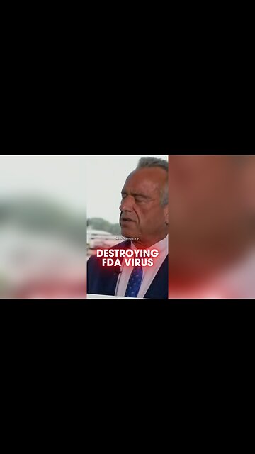 Robert F Kennedy Jr Is Going To Clean up The FDA