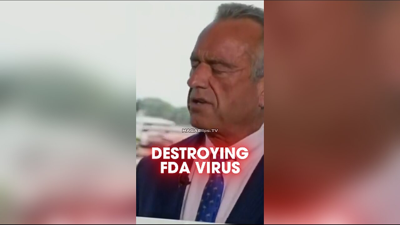 Robert F Kennedy Jr Is Going To Clean up The FDA