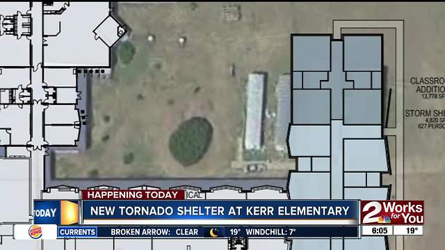 New storm shelter at Tulsa elementary school