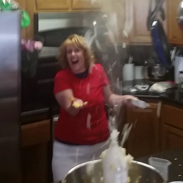 Science Experiment Foam Disaster