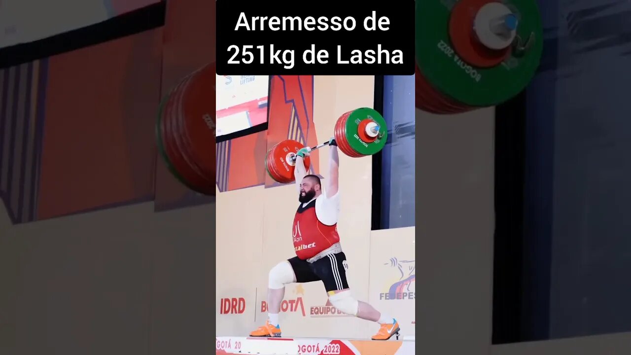 Arremesso de 251kg de Lasha Talakhadze (2022).🥇🥇🥇#Shorts