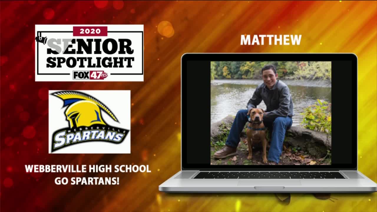 Webberville High High School Senior Spotlight - Matthew