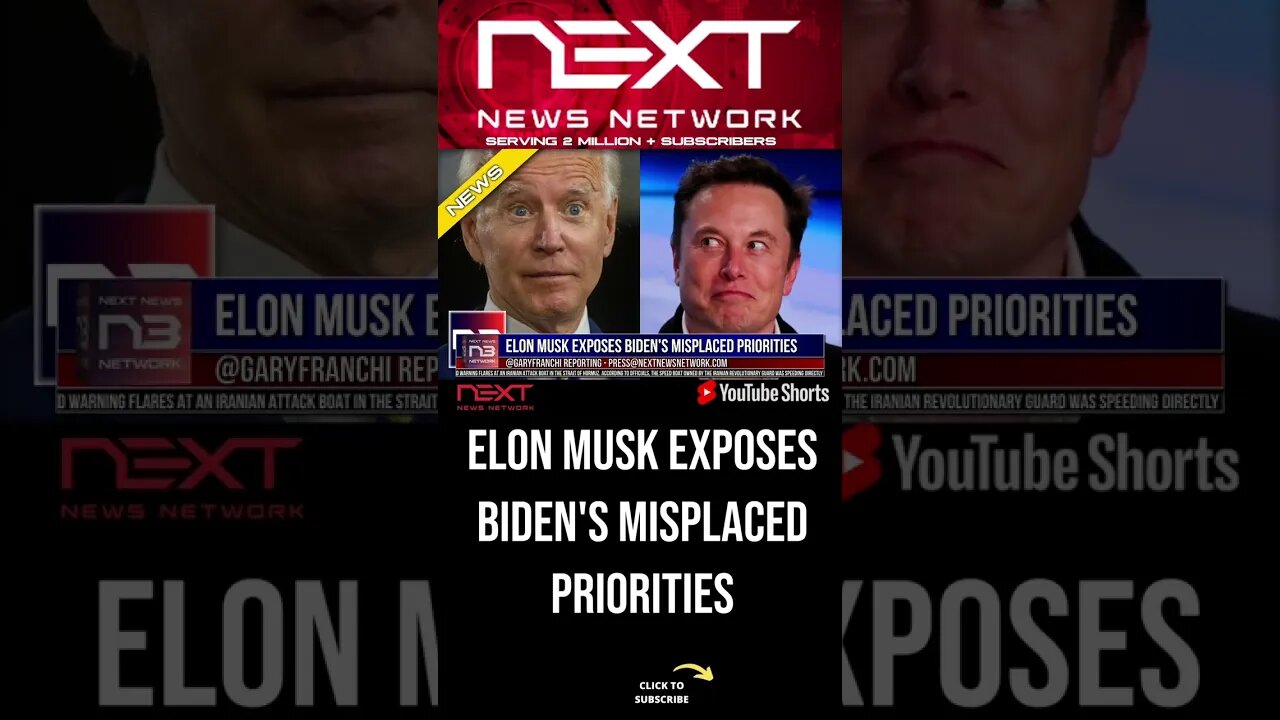 Elon Musk Exposes Biden's Misplaced Priorities #shorts