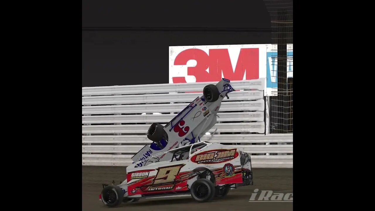 🏁 Terrifying iRacing Dirt Big Block Modified Crash at Knoxville Raceway | Virtual Chaos Unleashed! 🏁