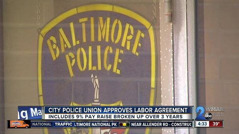 Baltimore police union votes to accept proposed labor contract