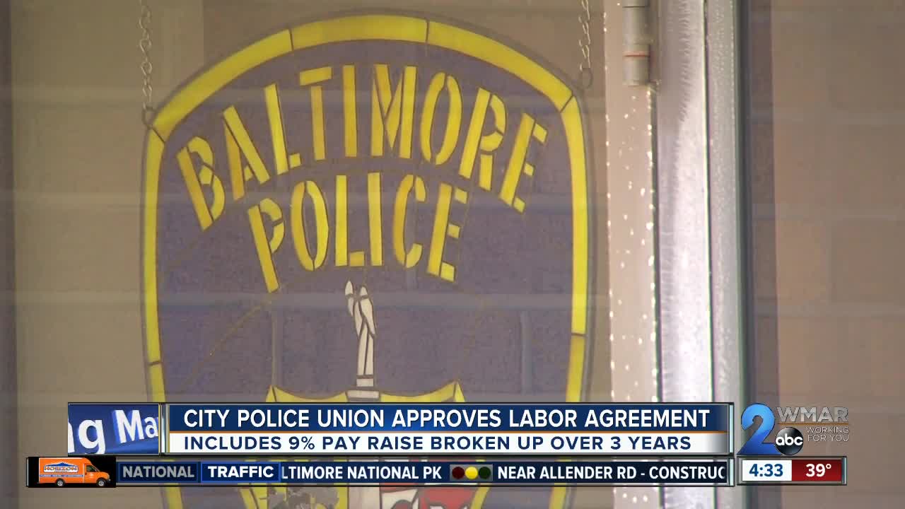 Baltimore police union votes to accept proposed labor contract