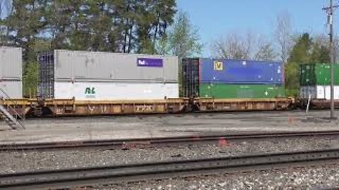 Norfolk Southern Intermodal Train from Berea, Ohio May 7, 2022