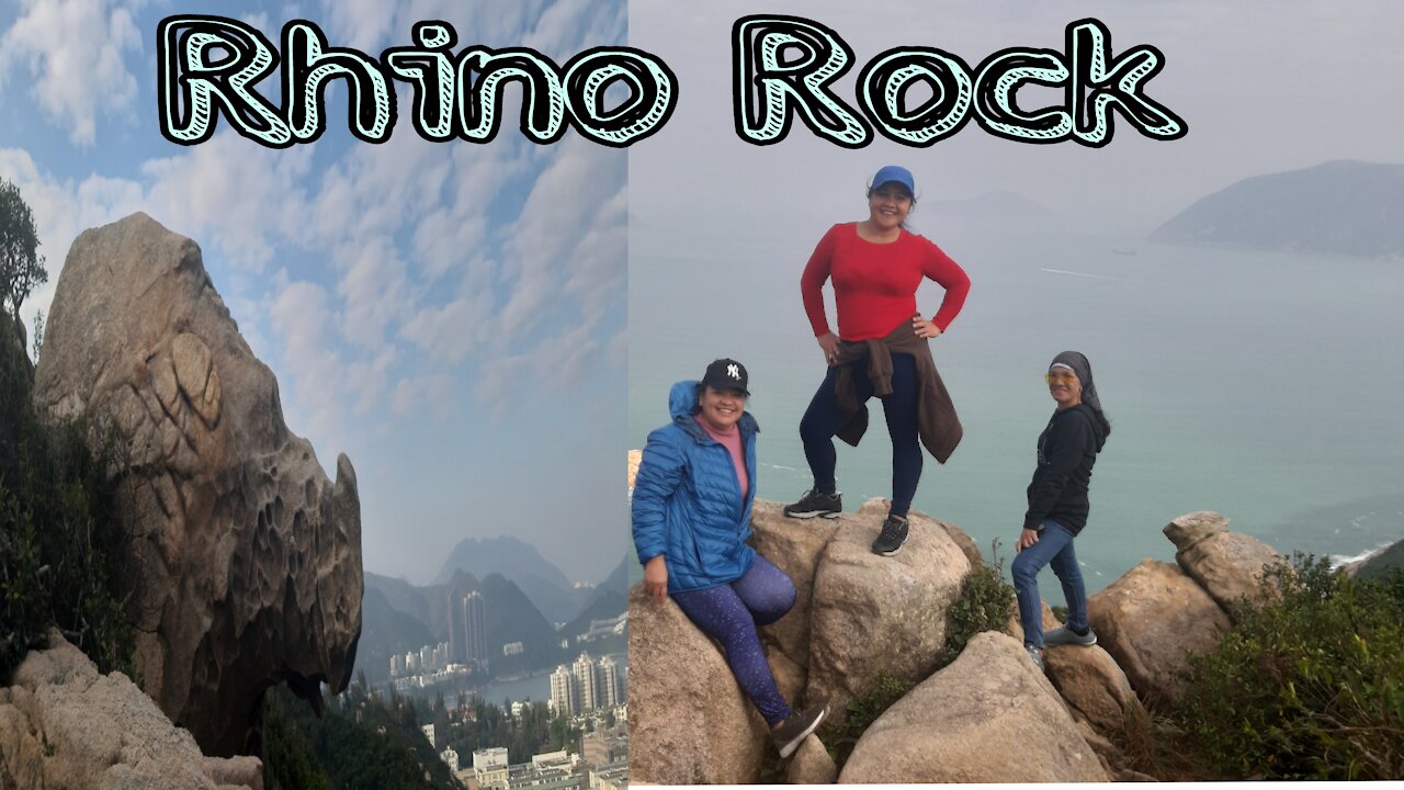 Adventure in Rhino Rock of Hongkong