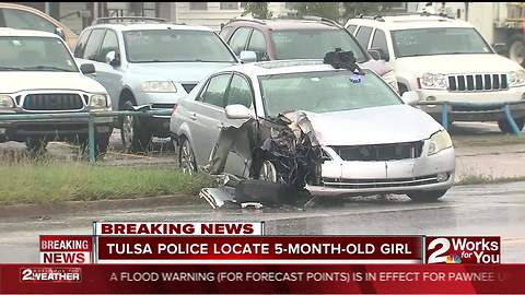 Tulsa police locate 5-month-old girl